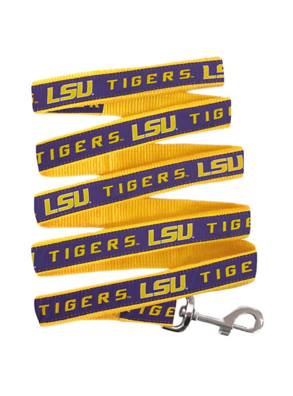 Pets First NCAA LSU Tigers Leash for Dogs - Officially Licensed - 50+ Teams - 3 Sizes
