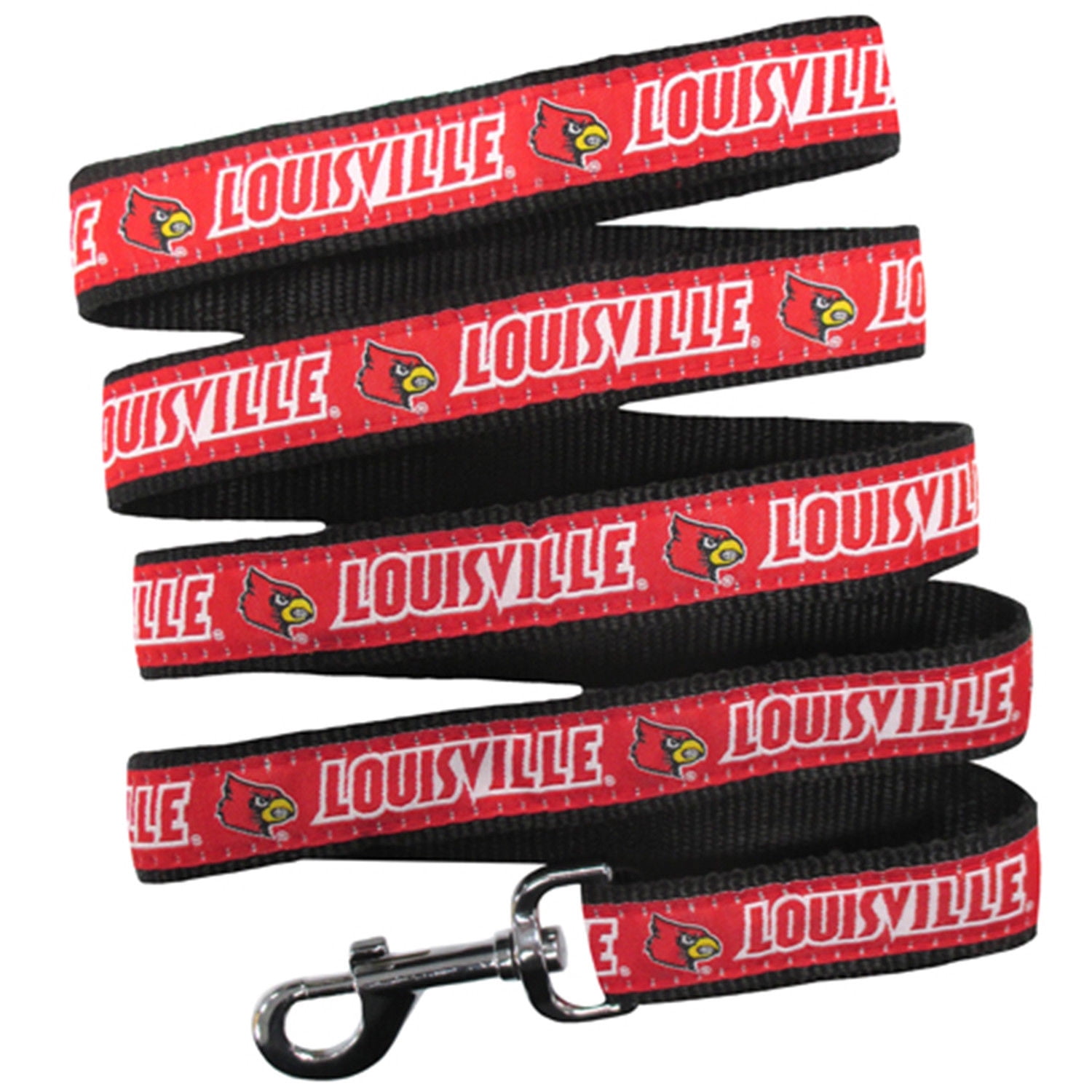 Pets First NCAA Louisville Cardinals Leash for Dogs - Officially Licensed - 50+ Teams - 3 Sizes
