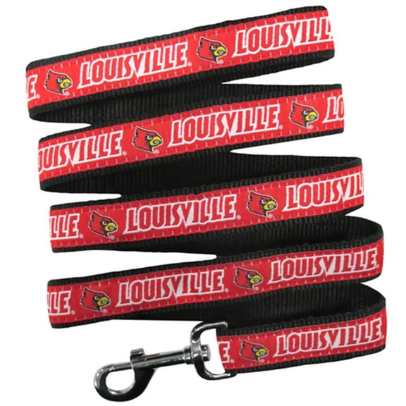 Pets First NCAA Louisville Cardinals Leash for Dogs - Officially Licensed - 50+ Teams - 3 Sizes
