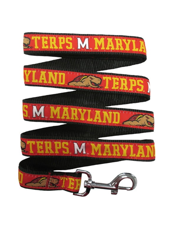 Pets First NCAA Maryland Terrapins Leash for Dogs - Officially Licensed - 50+ Teams - 3 Sizes