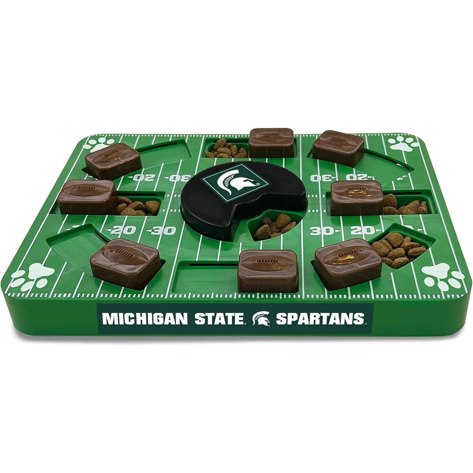 Pets First NCAA Michigan State Spartans Puzzle Toy, Puzzle Treat Dog Toy, Interactive Dog Treat Toy, Dog Puzzle Feeding Slow Toy