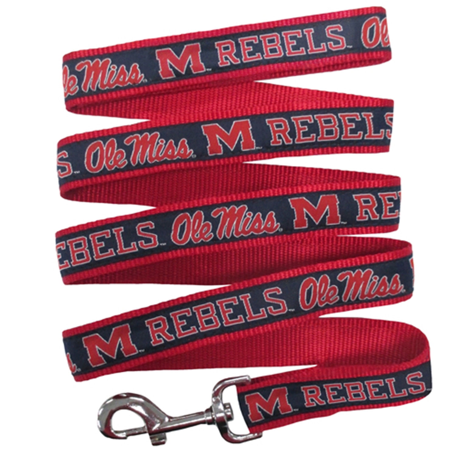 Pets First NCAA Mississippi Rebels Leash for Dogs - Officially Licensed - 50+ Teams - 3 Sizes