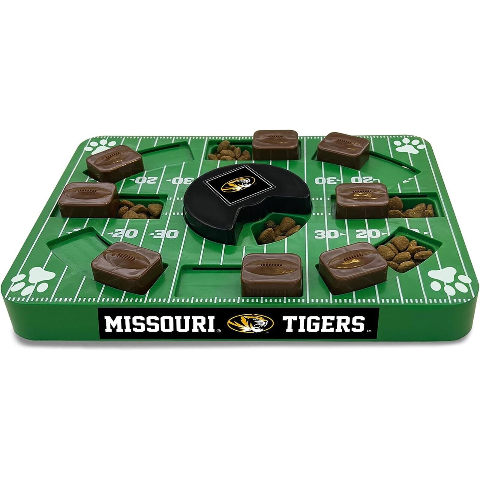 Pets First NCAA Missouri Tigers Puzzle Toy, Puzzle Treat Dog Toy, Interactive Dog Treat Toy, Dog Puzzle Feeding Slow Toy