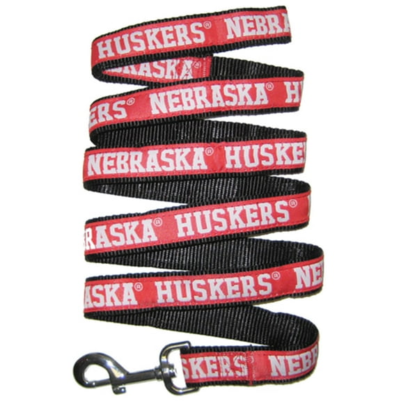 Pets First NCAA Nebraska Huskers Leash for Dogs - Officially Licensed - 50+ Teams - 3 Sizes