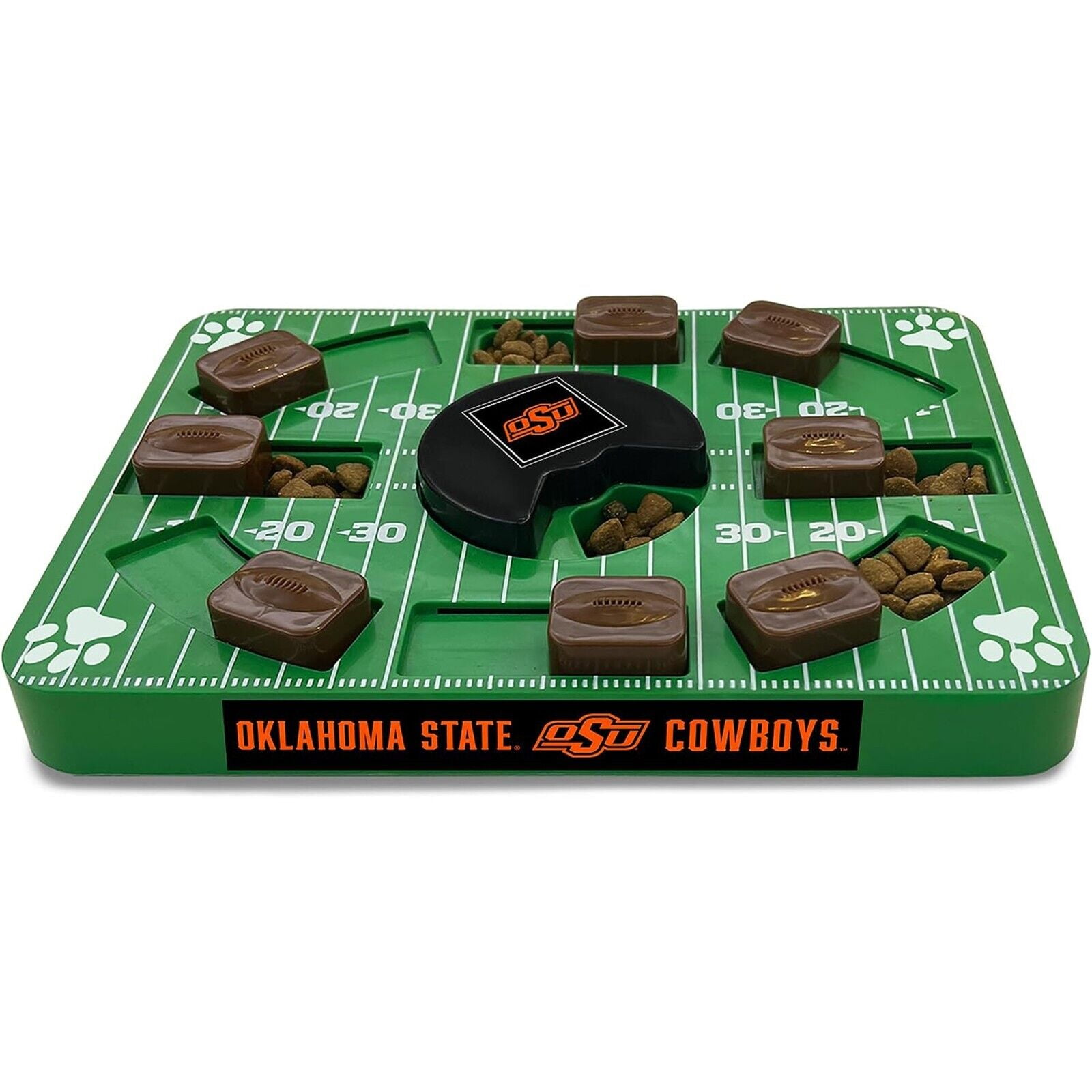 Pets First NCAA Oklahoma State Cowboys Puzzle Toy, Puzzle Treat Dog Toy, Interactive Dog Treat Toy, Dog Puzzle Feeding Slow Toy