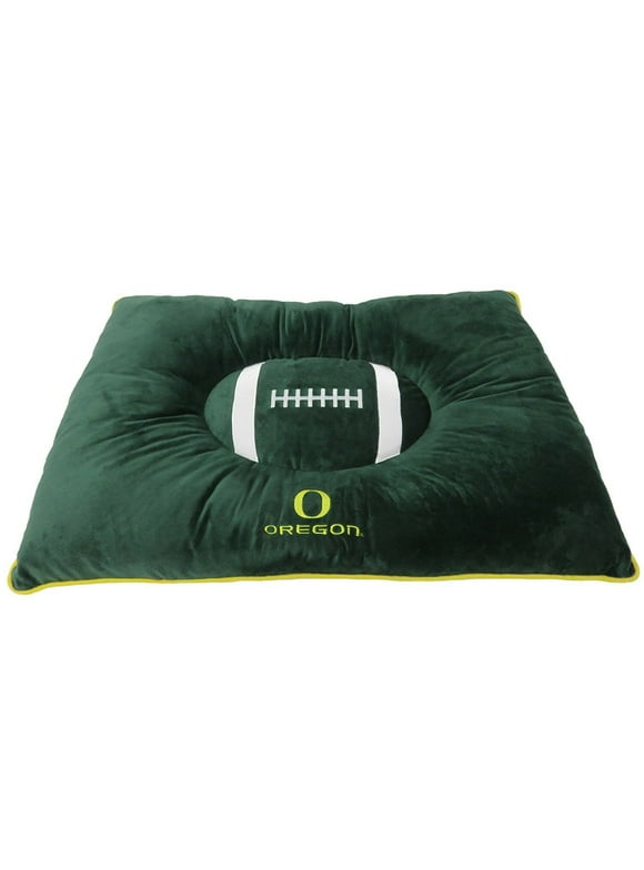Pets First NCAA Oregon Ducks Soft & Cozy Plush Pillow Pet Bed Mattress for DOGS & CATS. Premium Quality