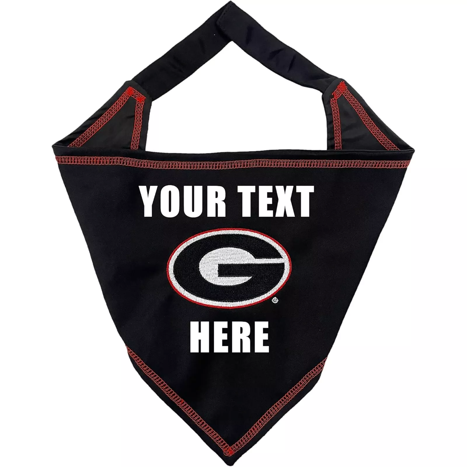 Pets First NCAA Personalized Tie Bandana for Dogs & Cats Sporty Dog Bandana