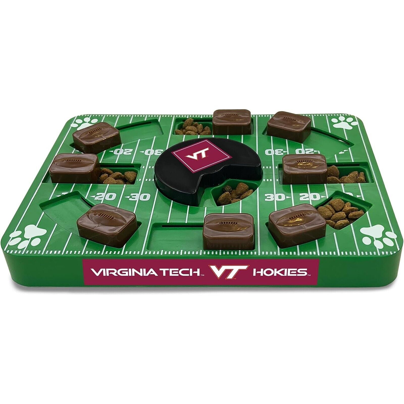Pets First NCAA Virginia Tech Hokies Puzzle Toy, Puzzle Treat Dog Toy, Interactive Dog Treat Toy, Dog Puzzle Feeding Slow Toy