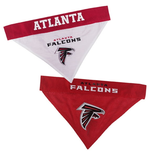 Pets First NFL Atlanta Falcons Dog Bandana - Licensed, Reversible Pet Bandana - 2 sided Bandana