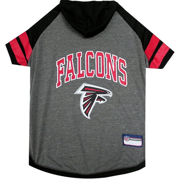 Pets First NFL Atlanta Falcons NFL Hoodie Tee Shirt for Dogs & Cats - COOL T-Shirt, 32 Teams - Medium