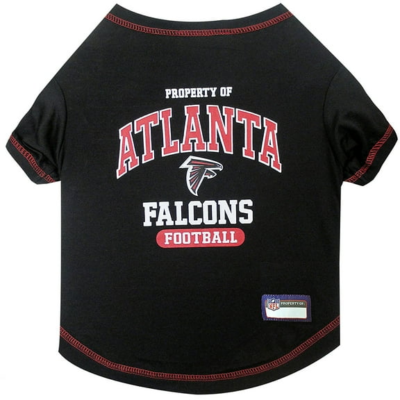 Pets First NFL Atlanta Falcons Pet T-Shirt. Licensed, Wrinkle-free, Tee Shirt for Dogs/Cats. Football Shirt