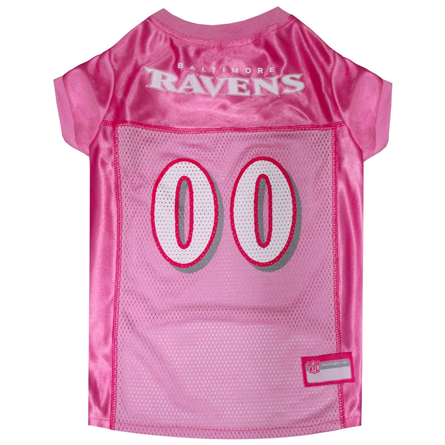 Pets First NFL Baltimore Ravens Pink Jersey for DOGS & CATS, Licensed