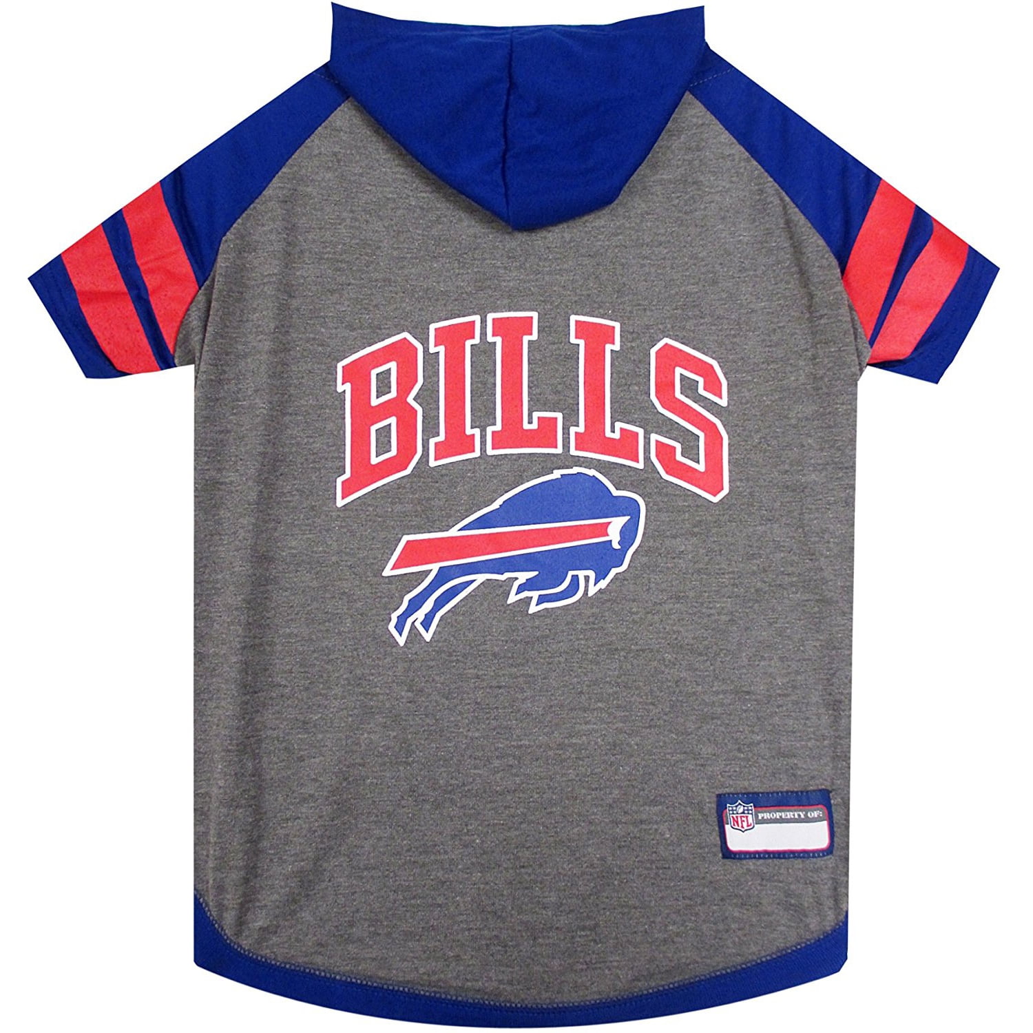 Pets First NFL Buffalo Bills NFL Hoodie Tee Shirt for Dogs & Cats - COOL T-Shirt, 32 Teams - Extra Small