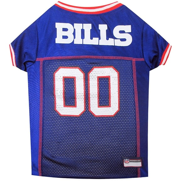 Pets First NFL Buffalo BillsLicensed Mesh Jersey for Dogs and Cats - Large