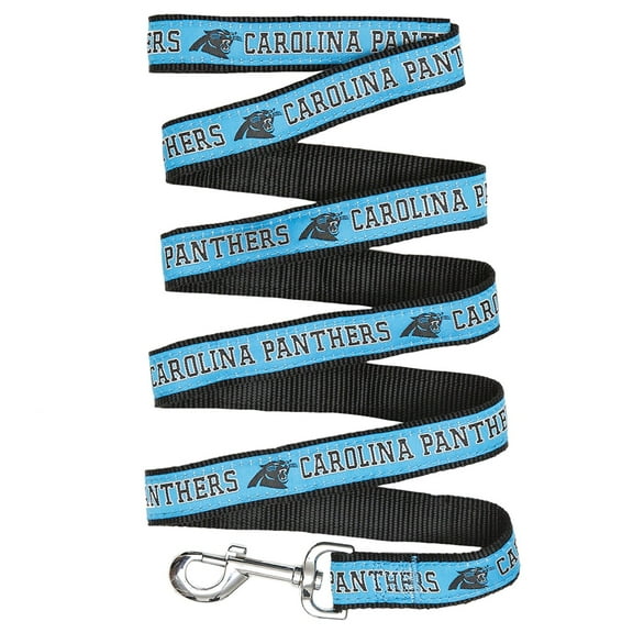 Pets First NFL Carolina Panthers Heavy Duty and Durable Dogs and Cats Sports Leash - Large