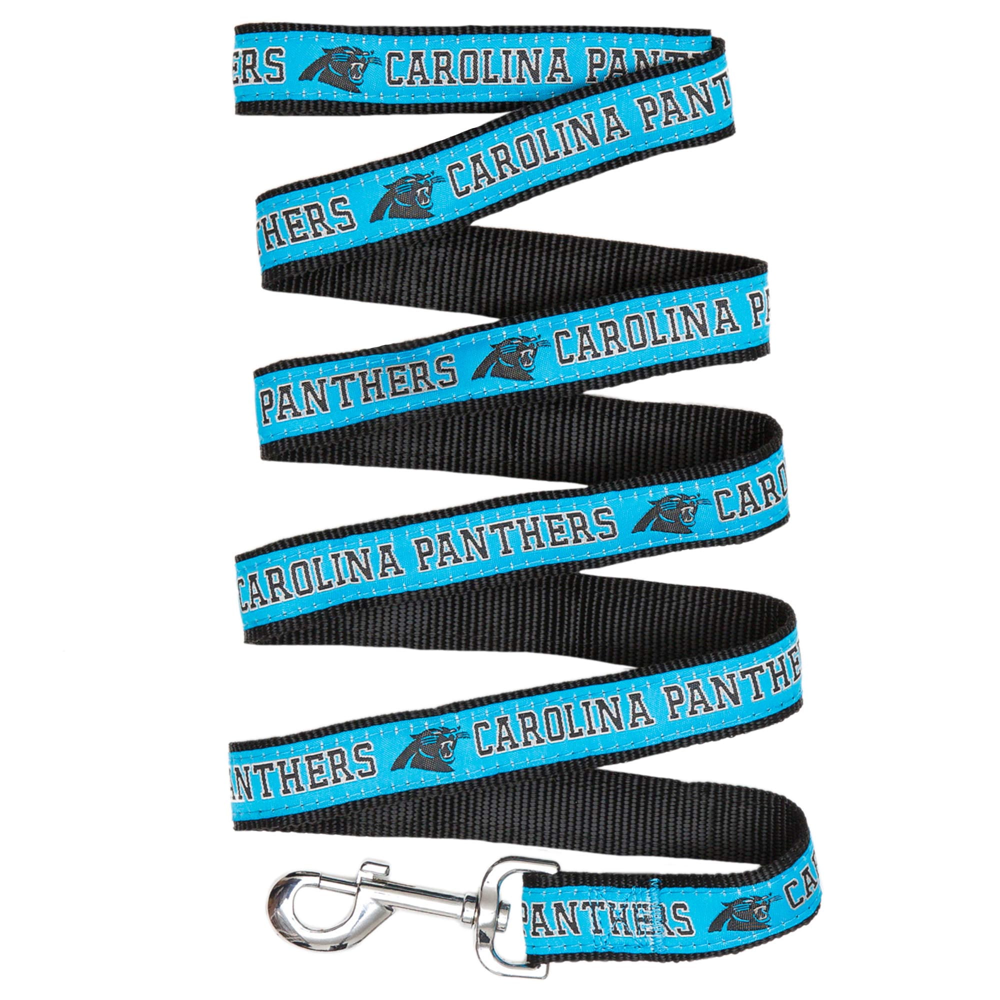 Pets First NFL Carolina Panthers Heavy Duty and Durable Dogs and Cats Sports Leash - Small