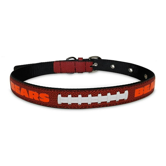 Pets First NFL Chicago Bears Best Dog Collar NFL Signature PRO PVC-Leather Premium - Medium