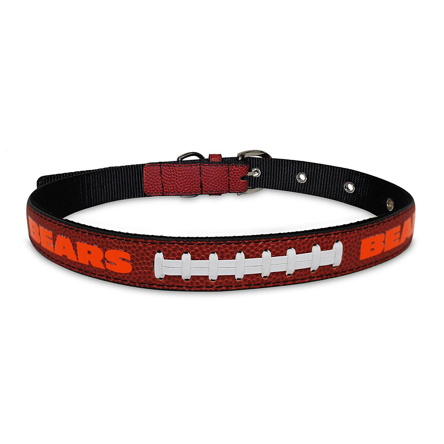 Pets First NFL Chicago Bears Best Dog Collar NFL Signature PRO PVC-Leather Premium - Small
