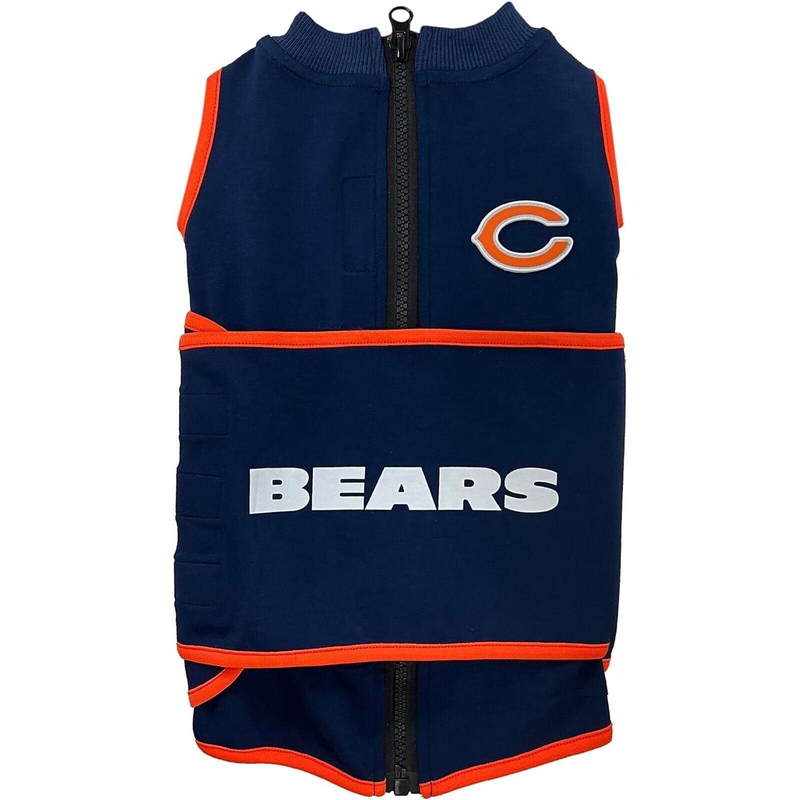 Pets First NFL Chicago Bears Dog Anxiety Calming Shirt Soothing Solution Vest, Dogs & Cats Keeps Dogs Calm & Feeling Safe, Relaxing Jacket, Xsmall