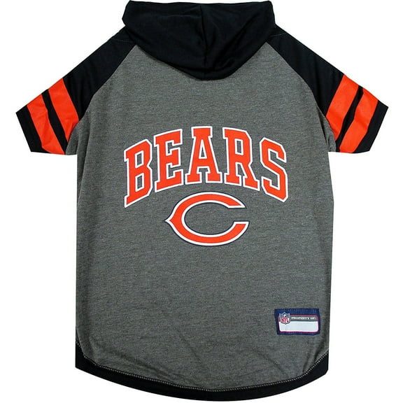 Pets First NFL Chicago Bears NFL Hoodie Tee Shirt for Dogs & Cats - COOL T-Shirt, 32 Teams - Small