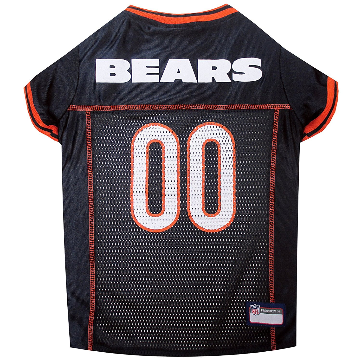 Pets First NFL Chicago BearsLicensed Mesh Jersey for Dogs and Cats - Large
