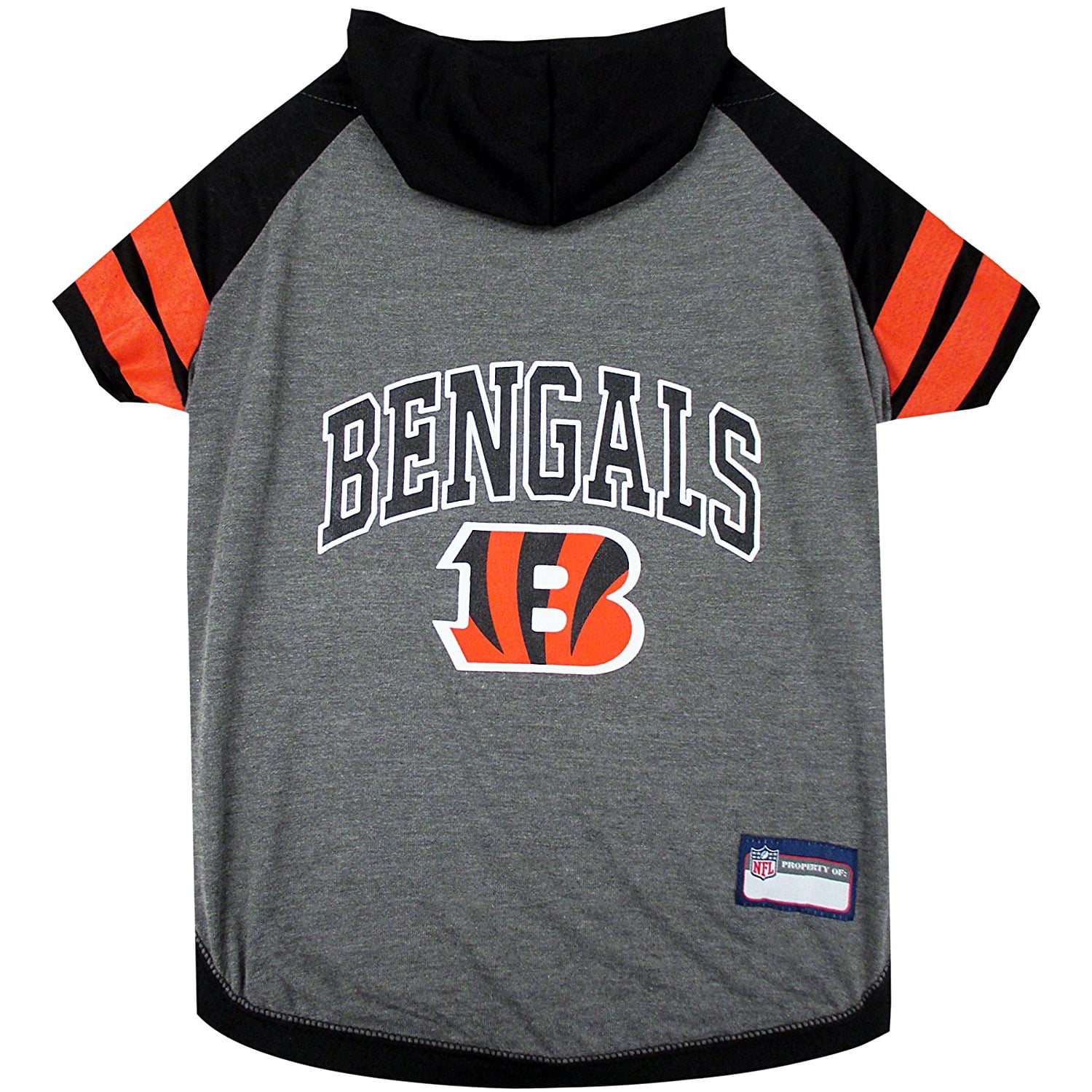 Pets First NFL Cincinnati Bengals NFL Hoodie Tee Shirt for Dogs & Cats - COOL T-Shirt, 32 Teams - Extra Small