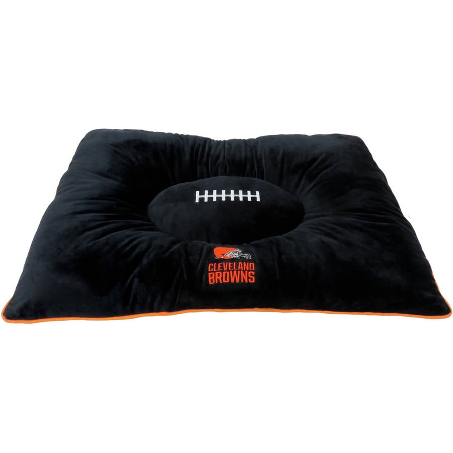 Pets First NFL Cleveland Browns Pillow Bed Mattress - Premium Quality Soft  & Cozy Plush! 20+ Teams! for PETS 