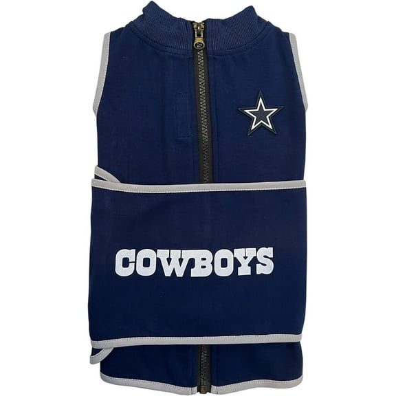 Pets First NFL Dallas Cowboys Dog Anxiety Calming Shirt Soothing Solution Vest, Dogs & Cats Keeps Dogs Calm & Feeling Safe, Relaxing Jacket, Xsmall