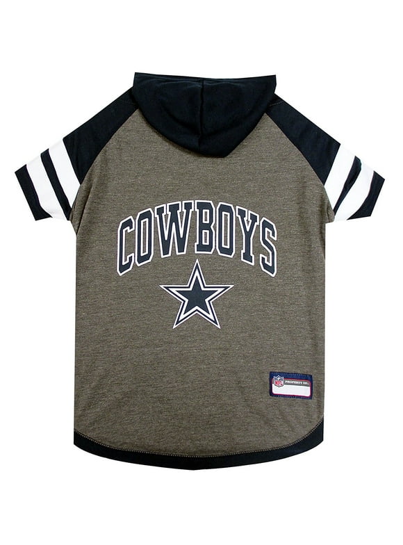Pets First NFL Dallas Cowboys NFL Hoodie Tee Shirt for Dogs & Cats - COOL T-Shirt, 32 Teams - Medium