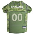 thumbnail image 1 of Pets First NFL Denver Broncos Camouflage Jersey For Dogs, 5 Sizes Available, Pet Shirt For Hunting, Hosting a Party, or Showing off your Sports Team - Extra Large, 1 of 4
