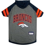 Pets First NFL Denver Broncos NFL Hoodie Tee Shirt for Dogs & Cats - COOL T-Shirt, 32 Teams - Small