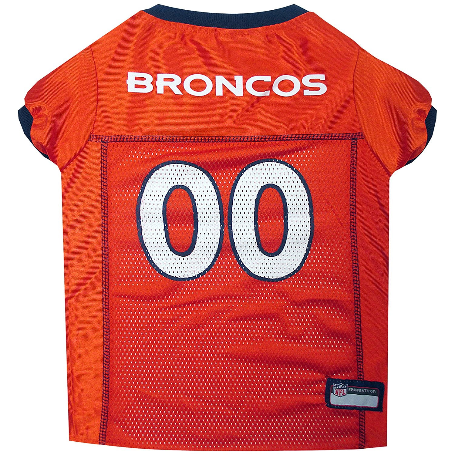 Pets First NFL Denver BroncosLicensed Mesh Jersey for Dogs and Cats - Small