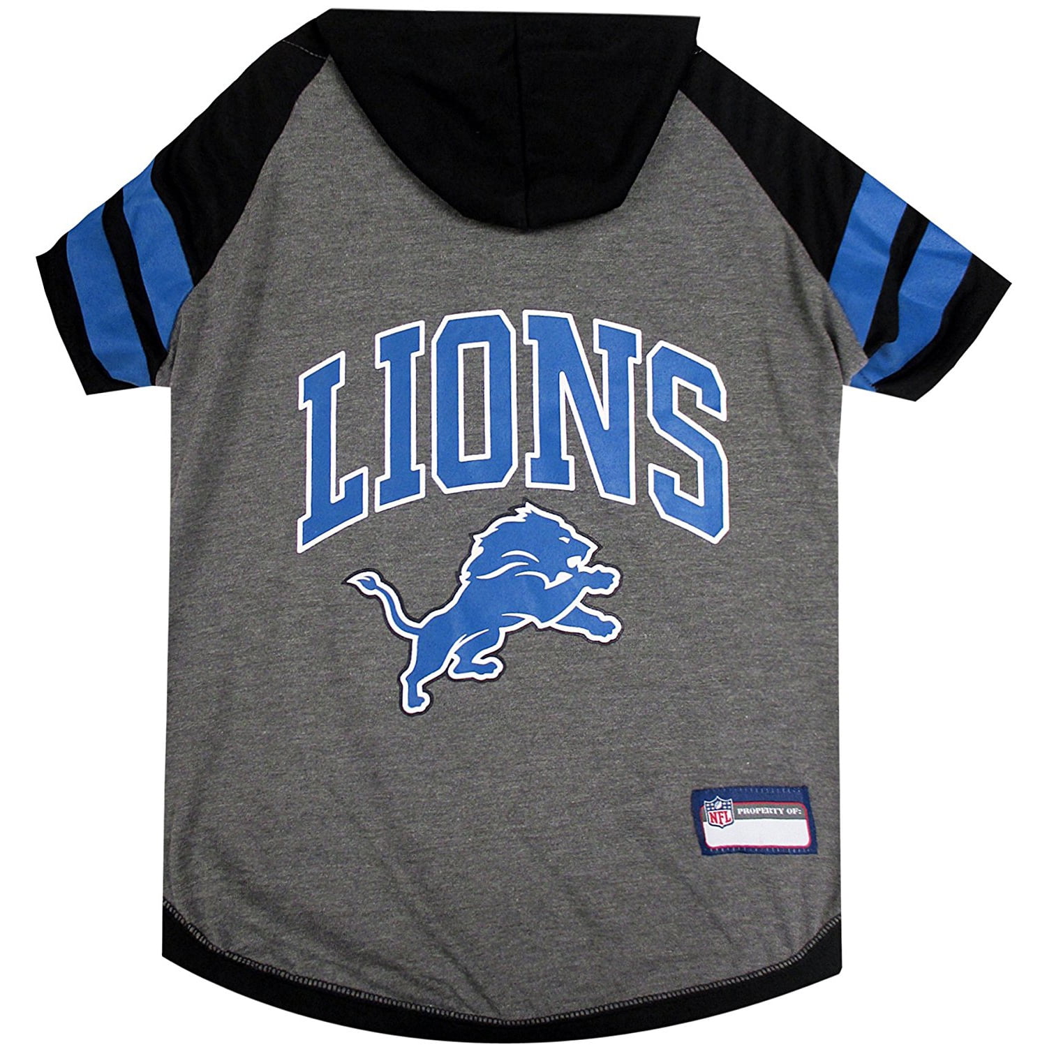 Pets First NFL Detroit Lions NFL Hoodie Tee Shirt for Dogs & Cats - COOL  T-Shirt, 32 Teams - Small