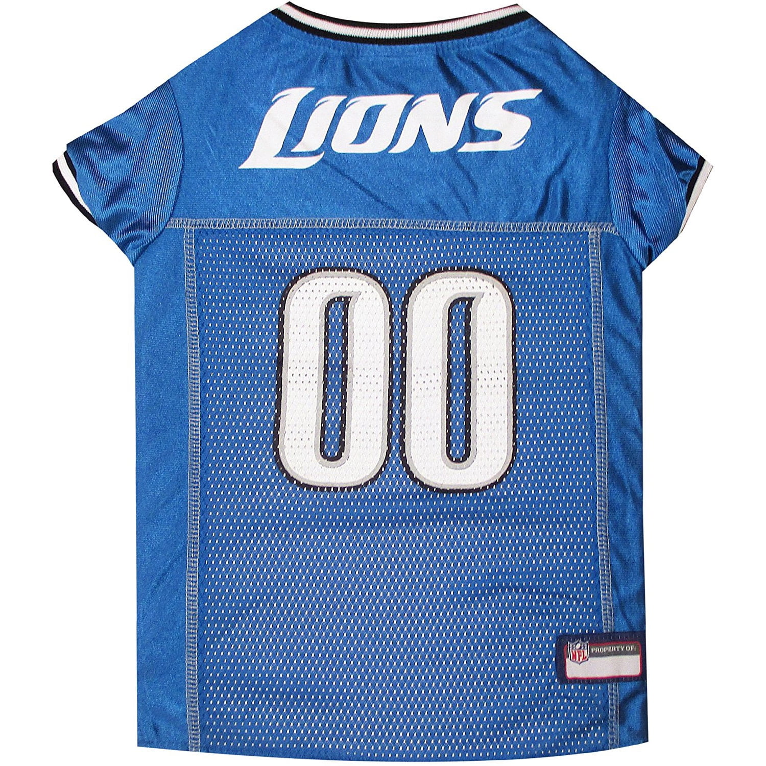 Pets First NFL Detroit LionsLicensed Mesh Jersey for Dogs and Cats - Extra Large