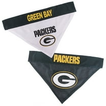 Pets First Nfl Green Bay Packers Reversible Bandana Licensed, Reversible Pet Bandana - 2 Sided Bandana