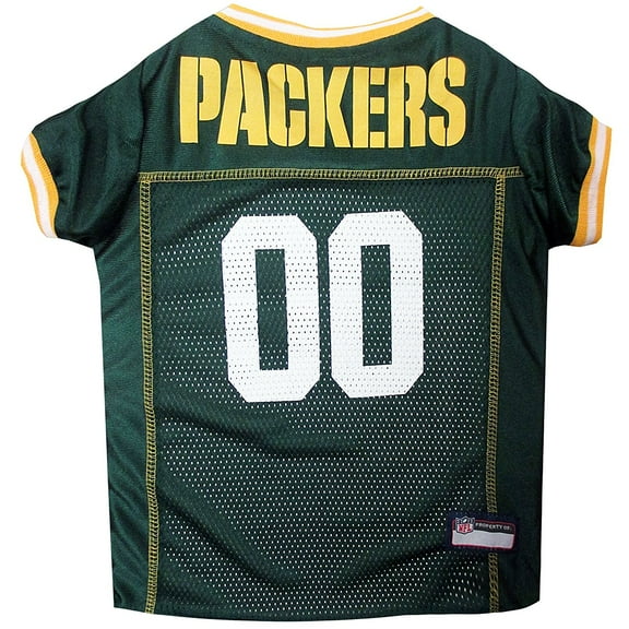 Pets First NFL Green Bay PackersLicensed Mesh Jersey for Dogs and Cats - Medium