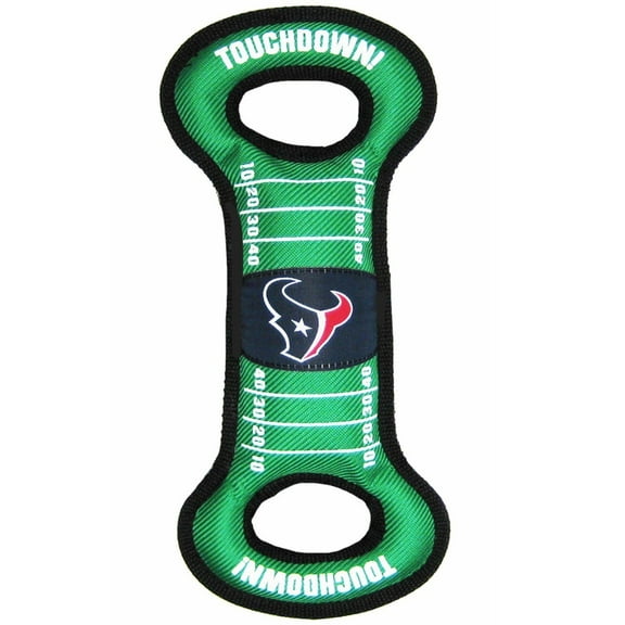 Pets First NFL Houston Texans Football Field Pet Toy for DOGS/ CATS. Heavy-Duty, Durable toy with Squeaker