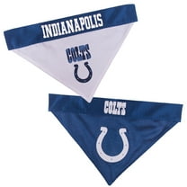 Pets First Nfl Indianapolis Colts Reversible Bandana -Home & Away Mesh & Premium Embroidery For Dogs & Cats