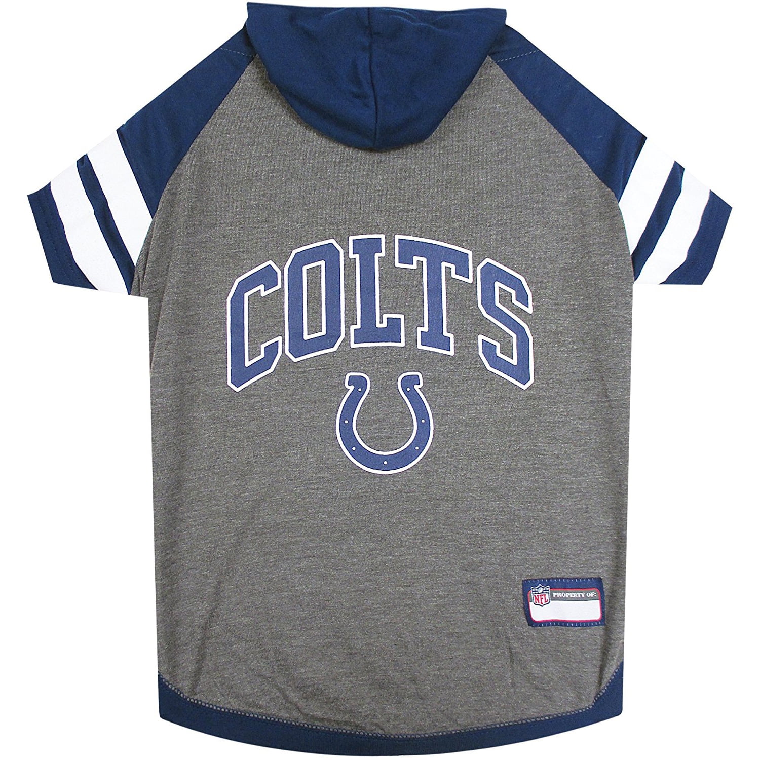Pets First NFL Indianapolis Colts NFL Hoodie Tee Shirt for Dogs & Cats - COOL T-Shirt, 32 Teams - Extra Small