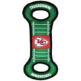 thumbnail image 1 of Pets First NFL Kansas City Chiefs Football Field Pet Toy for DOGS/ CATS. Heavy-Duty, Durable toy with Squeaker, 1 of 6