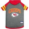 thumbnail image 1 of Pets First NFL Kansas City Chiefs NFL Hoodie Tee Shirt for Dogs & Cats - COOL T-Shirt, 32 Teams - Large, 1 of 3