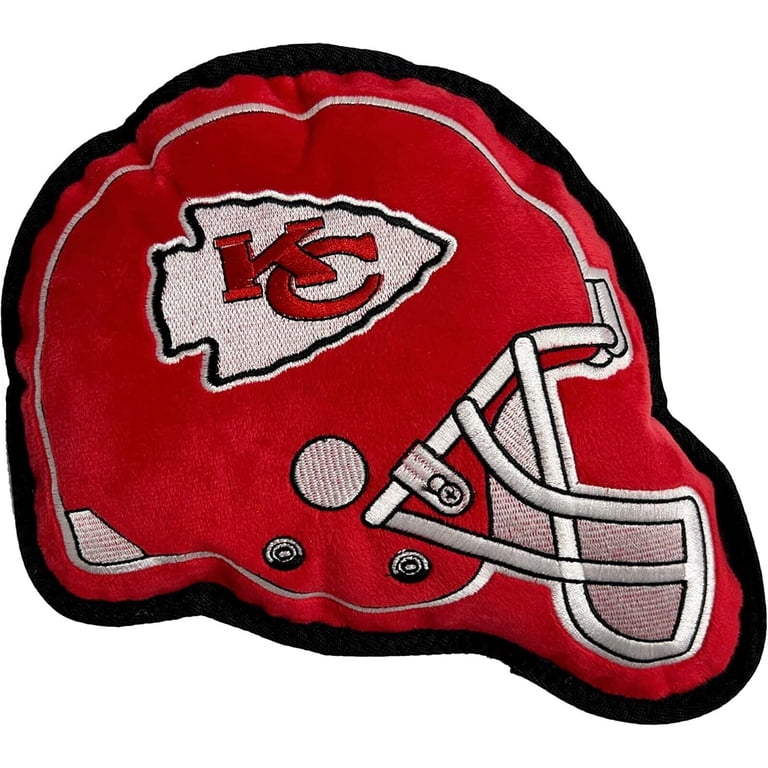 Pets First NFL Kansas City Chiefs Tough Helmet Pet Dog Toy Premium
