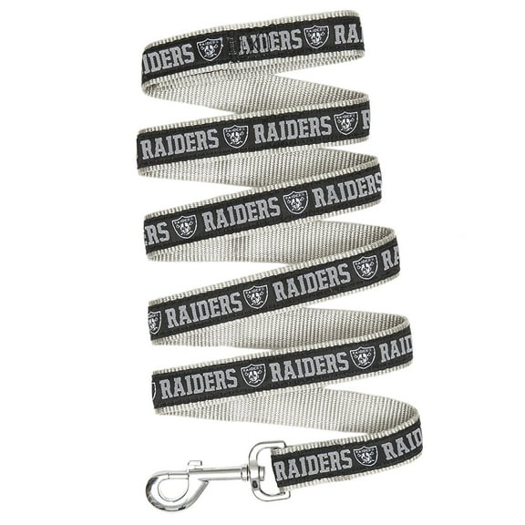 Pets First NFL Las Vegas Raiders Heavy Duty and Durable Dogs and Cats Sports Leash - Small
