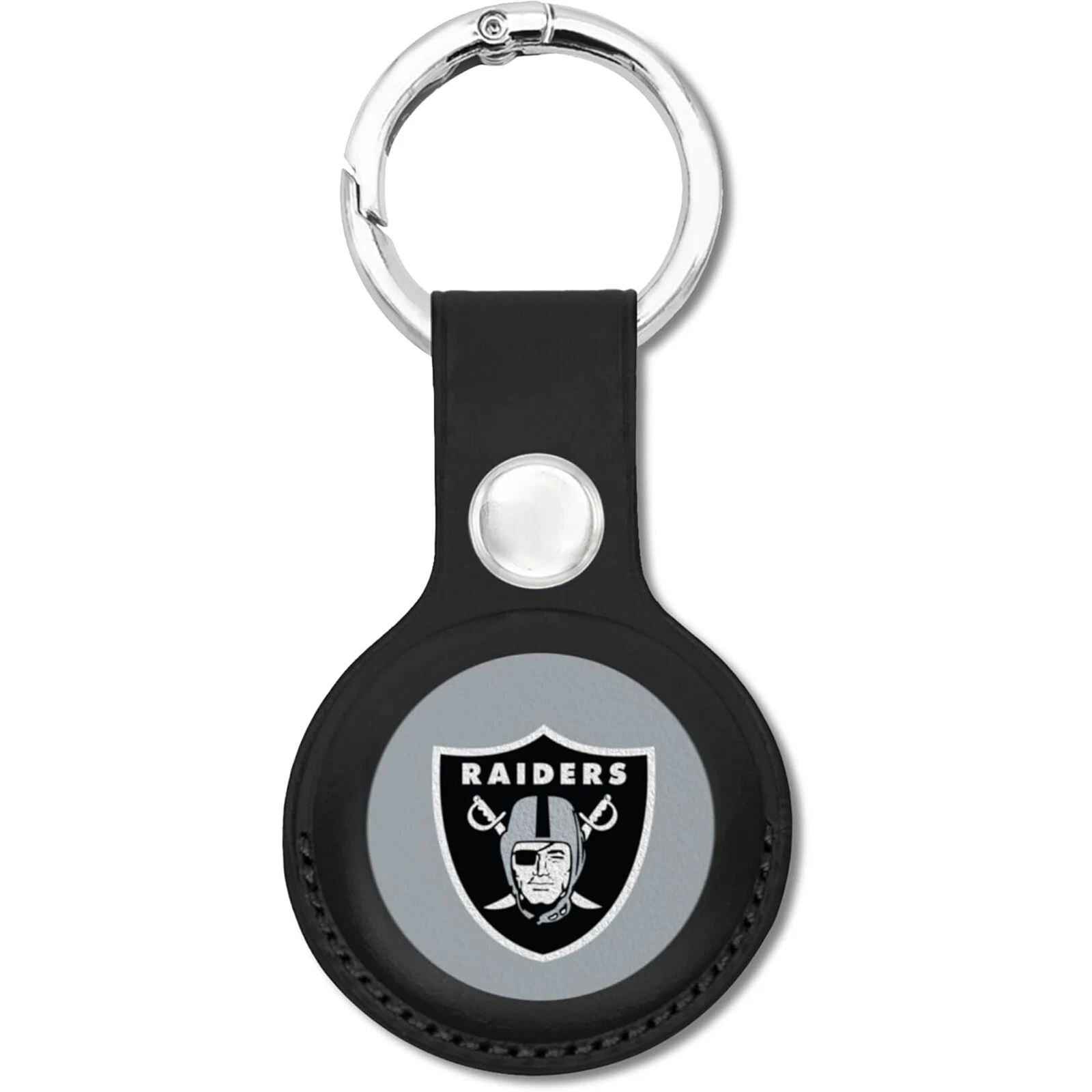Pets First NFL Leather Keychain Apple Air Tag Holder for Dogs & Cats Airtag Case