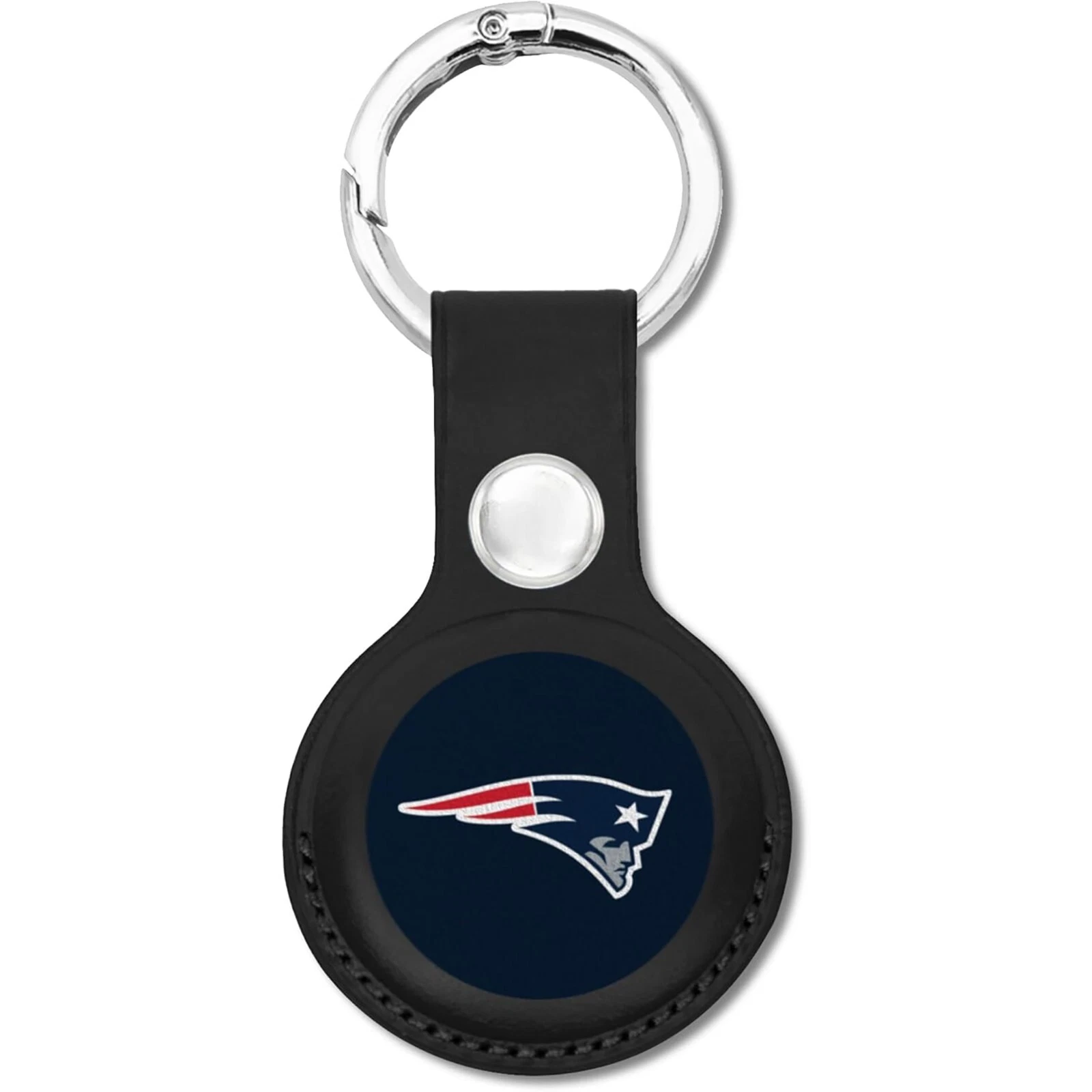Pets First NFL Leather Keychain Apple Air Tag Holder for Dogs & Cats Airtag Case