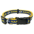 thumbnail image 1 of Pets First NFL Los Angeles Rams Dog Collar - Heavy-Duty, Durable & Adjustable Football Collar for Dogs/ CATS - Large, 1 of 2