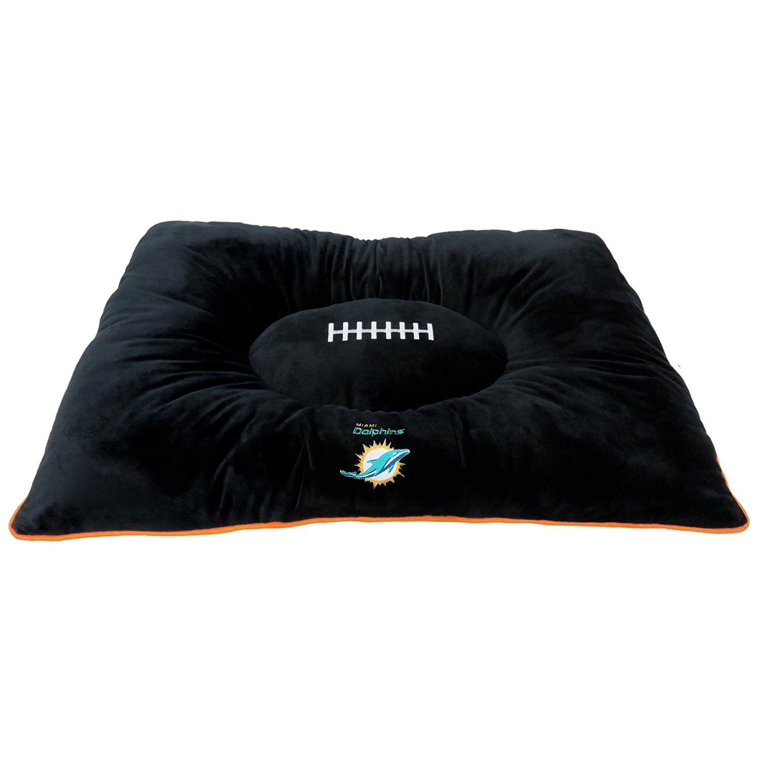 Pegasus Miami Dolphins 35 x 44 Bones Sherpa Pet Bed