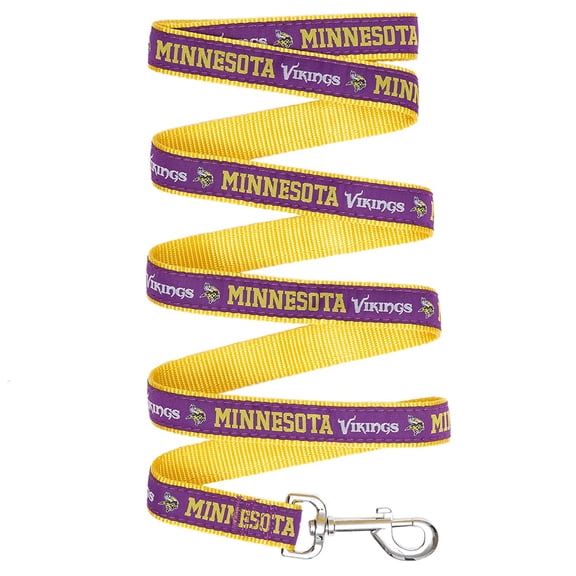 Pets First NFL Minnesota Vikings Heavy Duty and Durable Dogs and Cats Sports Leash - Small