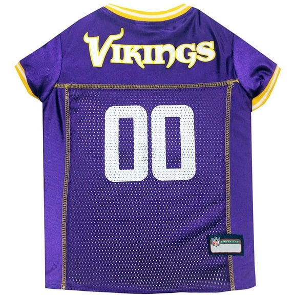 Pets First NFL Minnesota VikingsLicensed Mesh Jersey for Dogs and Cats - Extra Small