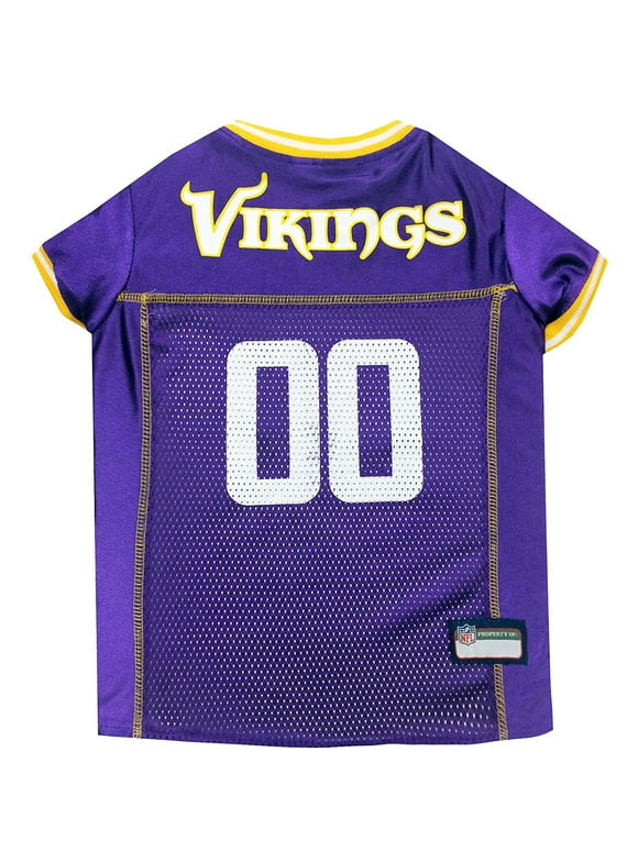 Pets First NFL Minnesota VikingsLicensed Mesh Jersey for Dogs and Cats - Large